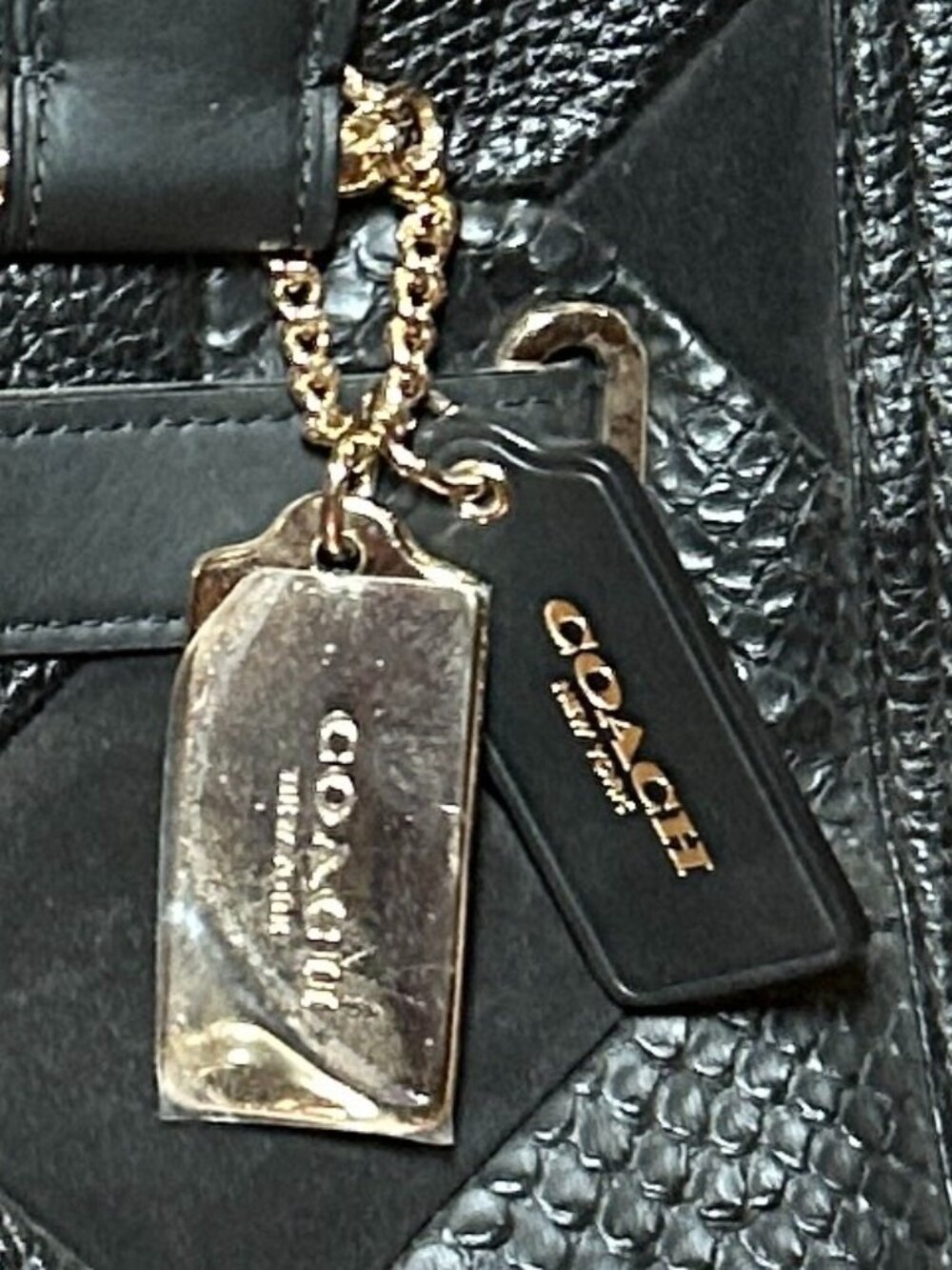 Coach Swagger In Patchwork Pebble Leather - Picture 6 of 6